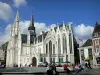 Roubaix - Saint-Martin church and houses of the city