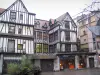 Rouen - Half-timbered houses