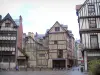Rouen - Half-timbered houses