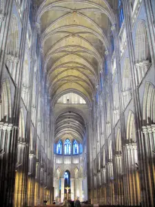 Rouen - Inside of the Notre-Dame cathedral