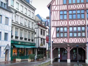 Rouen - Timber-framed houses