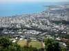 Ruta de la Montaña - Panorama de la ciudad de Saint-Denis y el Océano Índico