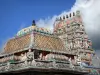Saint-André - Detalle del templo de Tamil Petit Bazar