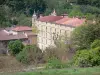 Saint-Antoine-l'Abbaye - Edifici conventuali e gli alberi