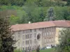 Saint-Antoine-l'Abbaye - Edifici conventuali e gli alberi