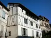 Saint-Antonin-Noble-Val - Facades of houses in the medieval town