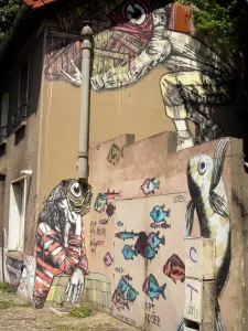 Saint-Denis-Kanal - Straßenkunst rund um den Kanal