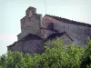 Saint-Donat chapel - Romanesque chapel and trees, in Montfort