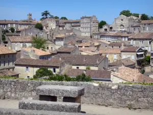 Saint-Émilion - Vista sopra i tetti della città medievale