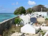 Saint-François - Marine cemetery along the ocean