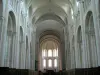 Saint-Georges de Boscherville abbey - Inside of the Saint-Georges abbey church in Saint-Martin-de-Boscherville, in the Norman Seine River Meanders Regional Nature Park