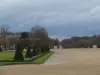 Saint-Germain-en-Laye - Parc du château avec un ciel orageux