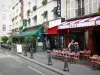 Saint-Germain-des-Prés - Terrasses de cafés du quartier Saint-Germain-des-Prés