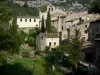 Saint-Guilhem-le-Désert - Medieval village with its abbey church (Gellone abbey) and its houses