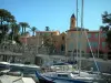 Saint-Jean-Cap-Ferrat - Bateaux et maisons colorées du village