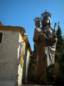 Saint-Jean-Cap-Ferrat - Statue der Kapelle