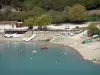 Saint-Julien-du-Verdon - Water sports centre of the village and Castillon lake; in the Verdon Regional Nature Park