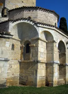 Saint-Just de Valcabrère basilica - Chevet of the Romanesque basilica