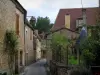 Saint-Leon-sur-Vezere - Beco e casas da aldeia, no Périgord