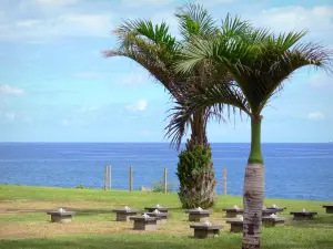 Saint-Paul - Friedhof der Sklaven, am Ufer des Indischen Ozeans