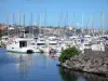 Saint-Pierre - Jachthafen und seine angelegten Boote