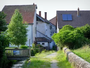 Saint-Quirin - Maisons du village