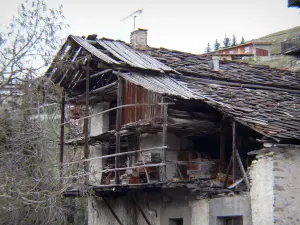 Saint-Véran - Maison à fuste