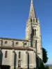 Sainte-Croix-du-Mont - Bell tower of the Sainte-Croix church 