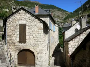 Sainte-Enimie - Case del villaggio