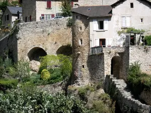 Sainte-Enimie - Case del villaggio