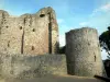 Sainte-Suzanne - Farinière kerker toren en fort van de roman