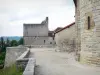 Sauveterre-de-Béarn - Muri ai piedi del Saint-André si affaccia la torre Monréal