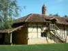 Savoyard Bresse - Grange du Clou, Bressan farmhouse with Saracen chimney; in Saint-Cyr-sur-Menthon 