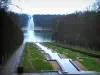 Sceaux departmental estate - Large waterfall in the Parc de Sceaux and the Octogone basin