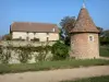 Schloss Beauvoir - Nebengebäude des Schlosses; auf der Gemeinde Saint-Pourçain-sur-Besbre, im Tal der Besbre