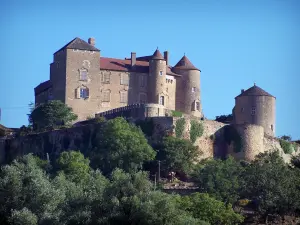 Schloß von Berzé-le-Châtel - Mittelalterliche Festung; im Mâconnais