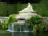 Schloss von Courances - Schlosspark: Wasserbassin Baigneuse