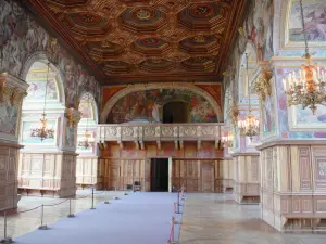 Schloß von Fontainebleau - Im Palast von Fontainebleau: grosse Wohnungen: Ballsaal