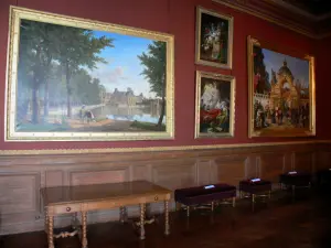 Schloß von Fontainebleau - Im Palast von Fontainebleau: Gemälde der Galerie Fastes