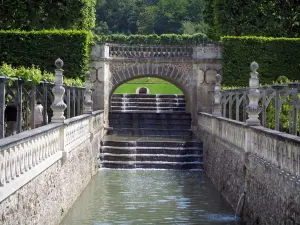 Schloß und Gärten von Villandry - Kanal