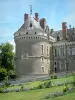 Schloss von Le Lude - Turm und Nordfassade des Schlosses