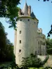 Schloss von Saint-Loup-sur-Thouet - Turm des alten Schlosses und Wassergräben; auf der Gemeinde Saint-Loup-Lamairé