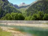 See von Bious-Artigues - Stausee, Wald und Pyrenäen-Berge