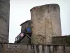 Semur-en-Brionnais - Torre del Castillo San Hugo, en Brionnais