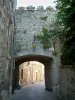 Senlis - Tor Fausse, gallo-romanische Stadtmauern und Strasse Treille