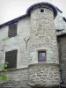 Sévérac-le-Château - Tourelle d'une maison en pierre