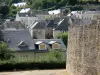 Sillé-le-Guillaume - View of the roofs of houses in the town