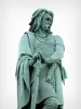 Le site d'Alésia - Alise-Sainte-Reine: Statue en cuivre de Vercingétorix