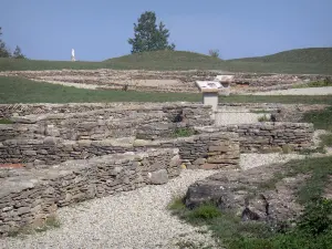 Sito archeologico di Larina - Resti di un casolare rurale della tarda antichità e Medioevo, la città di Hyeres-sur-Amby