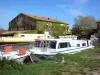 Le Somail - Somail port and moored boats